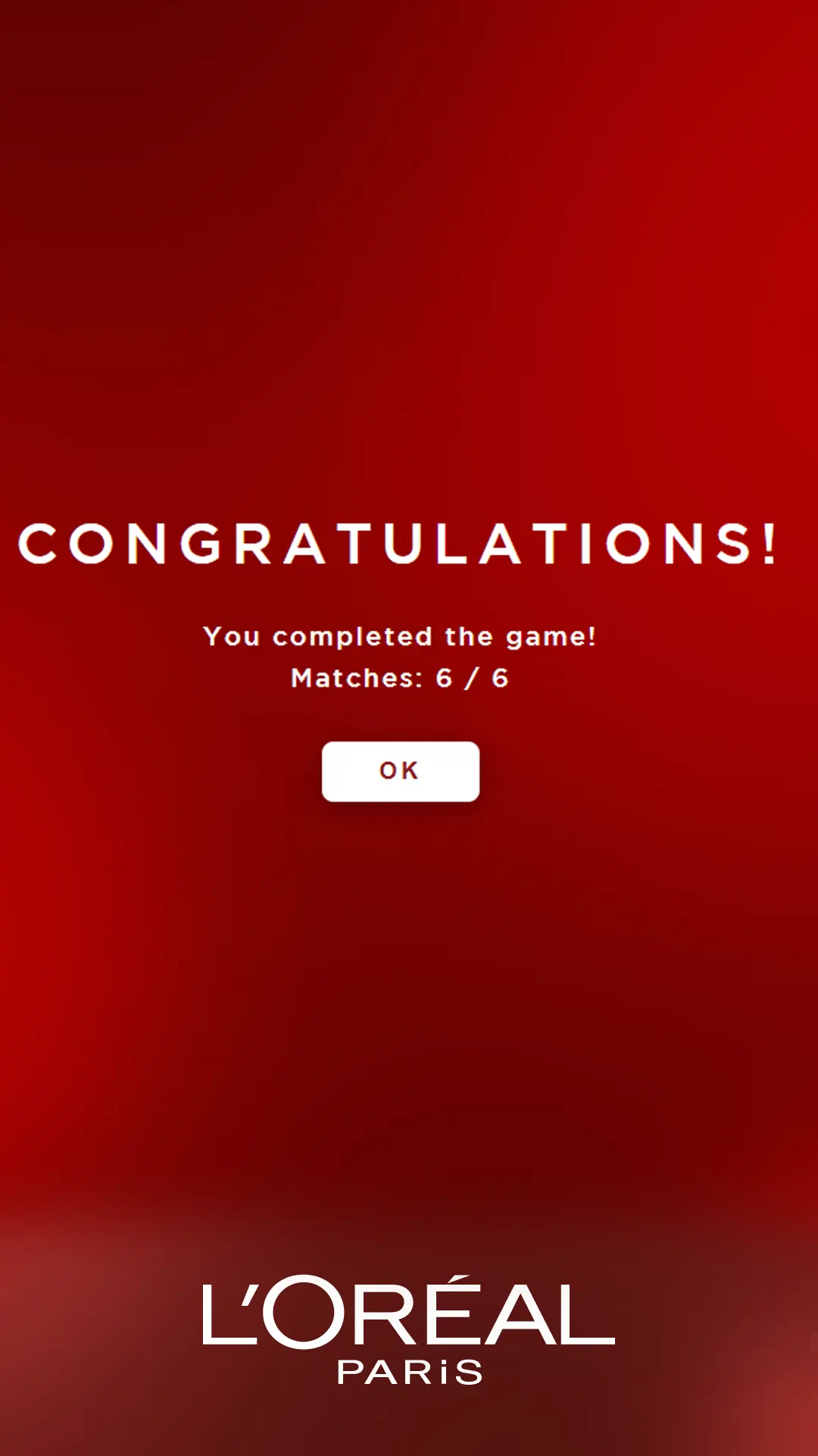 L’Oréal Paris UAE – Memory Game Promotional Campaign screen 4